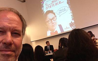 Il libro di Marco Camisani Calzolari il lancio e la presentazione del Mondo Digitale edito da Mondadori 24