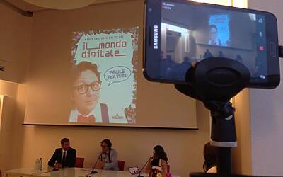 Il libro di Marco Camisani Calzolari il lancio e la presentazione del Mondo Digitale edito da Mondadori 32