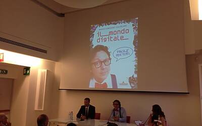 Il libro di Marco Camisani Calzolari il lancio e la presentazione del Mondo Digitale edito da Mondadori 33