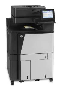 HP Colour LaserJet Enterprise flow MFP M880 left angle