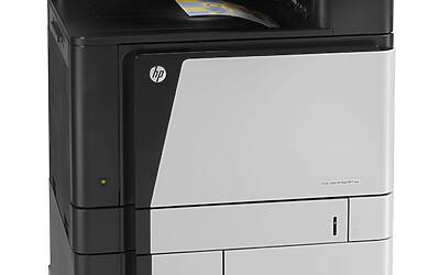HP Colour LaserJet Enterprise flow MFP M880 left angle