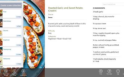 Microsoft Windows 8.1 Bing Food and Drink