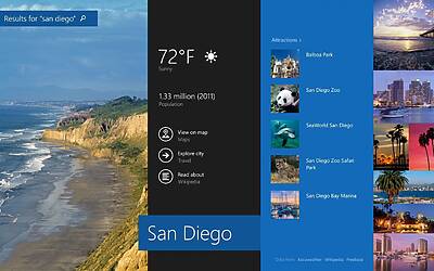 Microsoft Windows 8.1 Bing Smart Search
