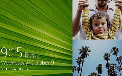 Microsoft Windows 8.1 Personalized Lock screen