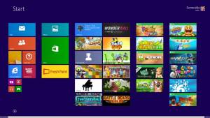 Microsoft Windows 8.1 Windows 8 1 Personalized Start screen light