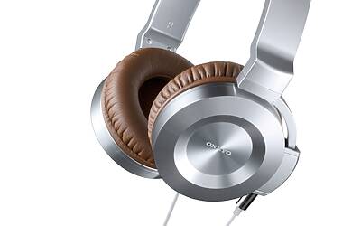 ONKYO ES CTI300 SS leather silver angled