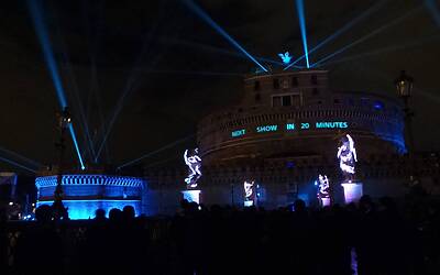 PS4 Roma Castel Sant Angelo 3D Mapping 36