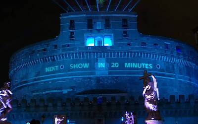 PS4 Roma Castel Sant Angelo 3D Mapping 38