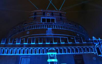 PS4 Roma Castel Sant Angelo 3D Mapping 7