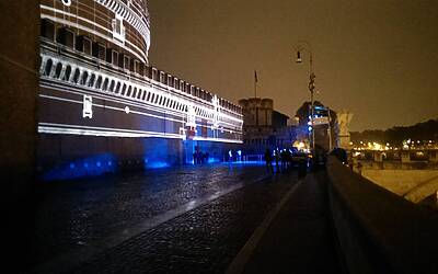 Roma PS4 Castel Sant Angelo 3D Mapping 41