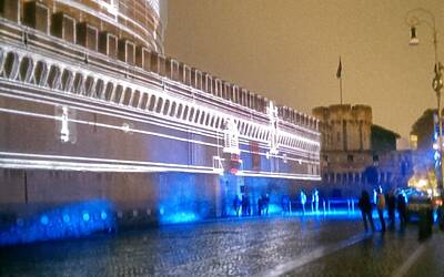 Roma PS4 Castel Sant Angelo 3D Mapping 42