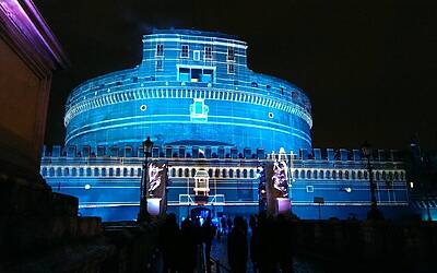 Roma PS4 Castel Sant Angelo 3D Mapping 44