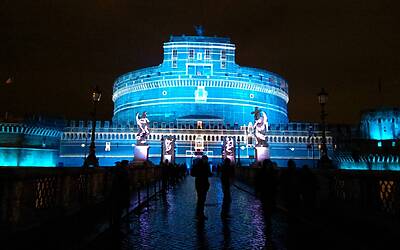 Roma PS4 Castel Sant Angelo 3D Mapping 45