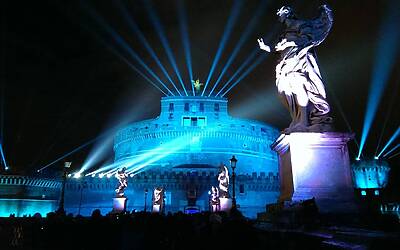 Roma PS4 Castel Sant Angelo 3D Mapping 48