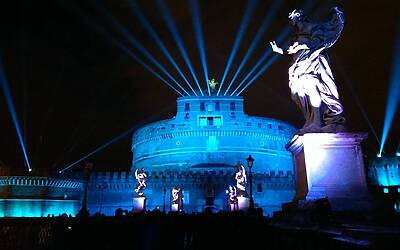 Roma PS4 Castel Sant Angelo 3D Mapping 49