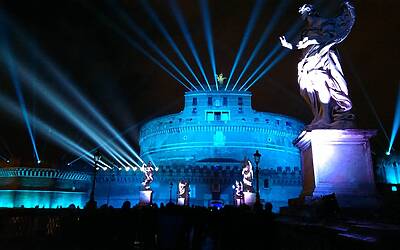 Roma PS4 Castel Sant Angelo 3D Mapping 51