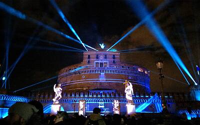 Roma PS4 Castel Sant Angelo 3D Mapping 52