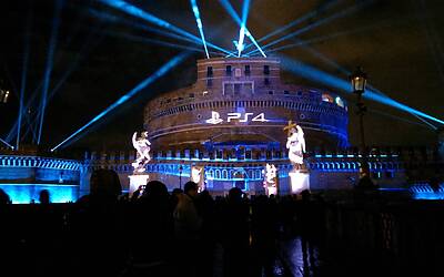 Roma PS4 Castel Sant Angelo 3D Mapping 54