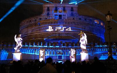 Roma PS4 Castel Sant Angelo 3D Mapping 65