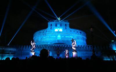 Roma PS4 Castel Sant Angelo 3D Mapping 67