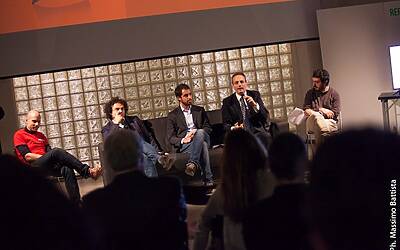 la serata di lancio di bloodup opficio di roma con draculapp e assodigitale04