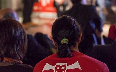 la serata di lancio di bloodup opficio di roma con draculapp e assodigitale06