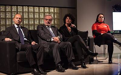 la serata di lancio di bloodup opficio di roma con draculapp e assodigitale24