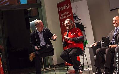 la serata di lancio di bloodup opficio di roma con draculapp e assodigitale30