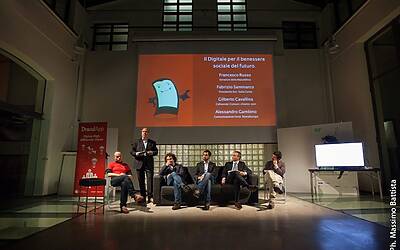 la serata di lancio di bloodup opficio di roma con draculapp e assodigitale51