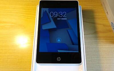 unboxing HP Slate 8 Pro 13