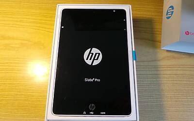unboxing HP Slate 8 Pro 16