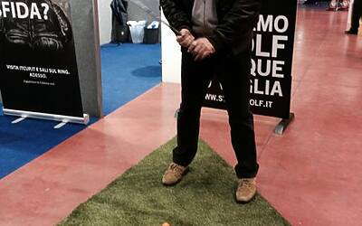 ITALIAN GOLF SHOW PARMA 2014 IL PRINCIPALE EVENTO FIERISTICO PER IL MONDO DEL GOLF CON I PRINCIPALI ESPOSITORI DEL SETTORE ED IL GRANDE CAMPO PRATICA INDOOR PER IL TEST DEI FERRI DEGLI IBRIDI E DEI DRIVE E DI TUTTA ATTREZZATURA GOLFISTICA 091
