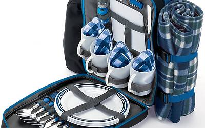 Draper Zaino con set da picnic