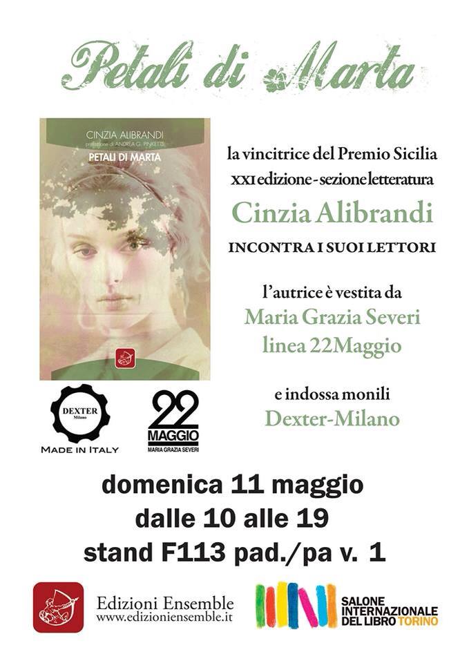 Intervista a Cinzia Alibrandi su Petali di Marta il suo nuovo libro Best-Seller