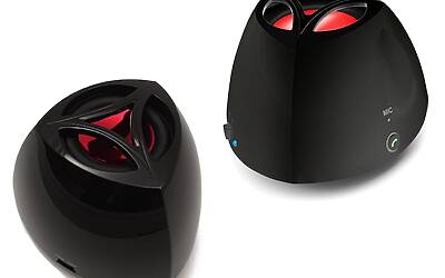 SoundWave SW50 NERO Ricaricabile portatile Altoparlante senza fili di Bluetooth con vivavoce per Apple iPhone iPad Mobile Phones Laptop Netbook