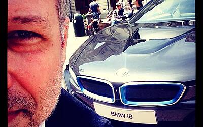 prova auto ibrida ed elettrica bmw i3 i8 al salone del libro torino 201403