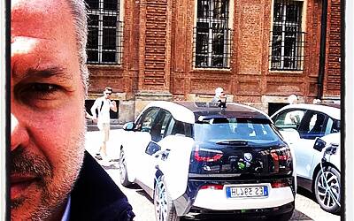 prova auto ibrida ed elettrica bmw i3 i8 al salone del libro torino 201407