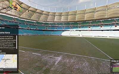 Stadi Mondiale 2014 Brasile Google Street View 0