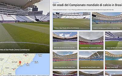 Stadi Mondiale 2014 Brasile Google Street View 5