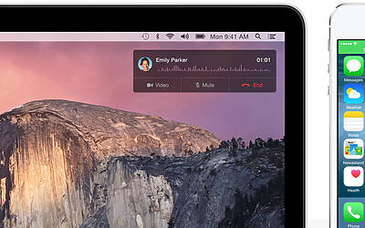 mac and ios mac phone