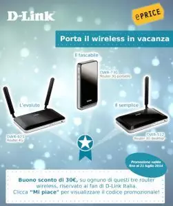 D-Link promozione Estate WiFi