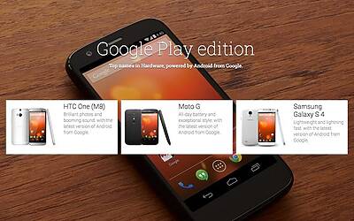 Google Play edition page