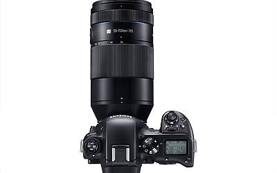 Samsung NX1 con lente 50 150MM alto