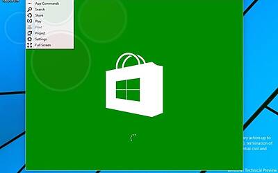 in rete screenshot di windows 9 16
