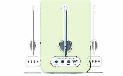 Evoke D2 Mio With Bluetooth Rear Almond