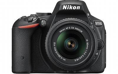 Nikon D5500 BK 18 55   front