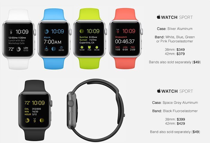 Apple watch prezzo