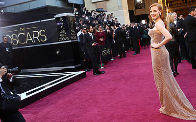 Oscar 2015 Red Carpet look Sony 4k Aimee Adams1