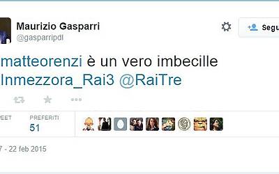 Renzi imbecille