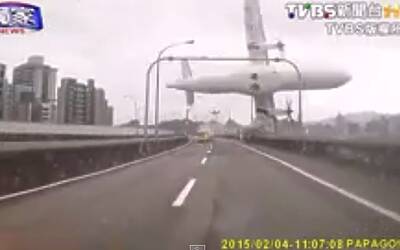 video incidente aereo a taiwan